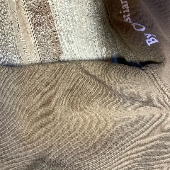 SOLD - Don Ed Hardy hooded sweater 2000s y2k beige graphic hoodie tattoo - Picture 8 of 11